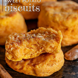 The BEST Sweet Potato Biscuits