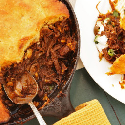 The Best Tamale Pie With Braised Skirt Steak, Charred Corn, and Brown Butte