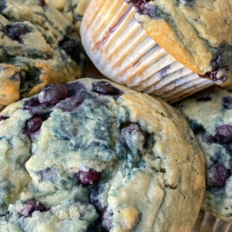 The Best Vegan & Gluten Free Blueberry Muffins