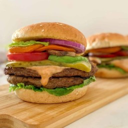 The Best Vegan Grillable Seitan Burger