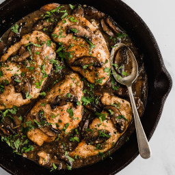 The Easiest Healthy Chicken Marsala