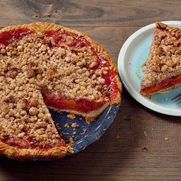 The Easiest Peach-Raspberry Pie with Press-In Crust
