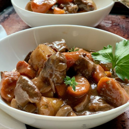 The Humble Home Cook's Beef Bourguignon made in the Pressure Cooker or Slow