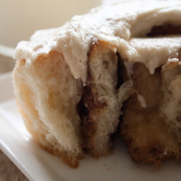 The Most Amazing Cinnamon Rolls with Brown Sugar Cream Cheese Frosting