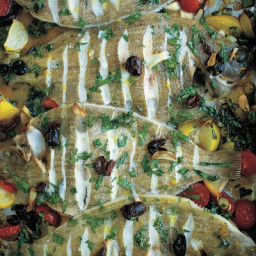 The nicest tray-baked lemon sole