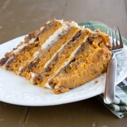 The Original Pumpkin Crunch Cake with Cream Cheese Frosting
