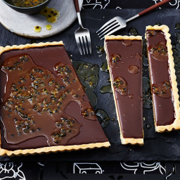 The passionfruit chocolate tart that's completely vegan