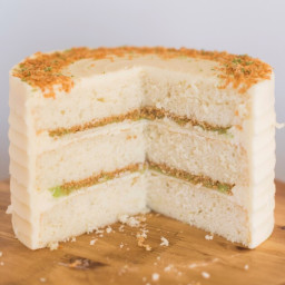 The Perfect Coconut Key Lime Pie Cake