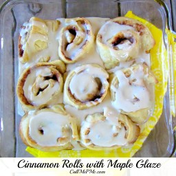 The Pioneer Woman Cinnamon Rolls {kind of} with Maple Glaze