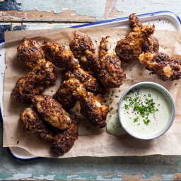 The Real Meal Revolution: Sugar-Free Spicy Chicken Wings With Blue Cheese D