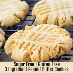 The Recipe for Easy 3 Ingredient Sugar Free Peanut Butter Cookies