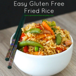 The tips to making Easy Gluten Free Fried Rice!