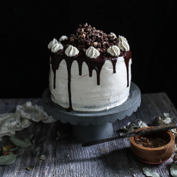 The Ultimate Chocolate Peanut Butter Crunch Cake