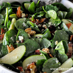 The Ultimate Fall Spinach Salad