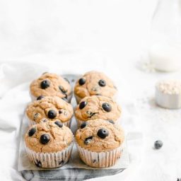 The Ultimate Healthy Blueberry Oatmeal Muffins