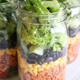 The Ultimate Taco Salad In A Jar
