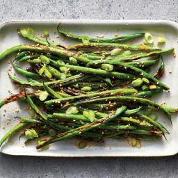 These Charred Sesame Green Beans Come Together With Just Five Ingredients