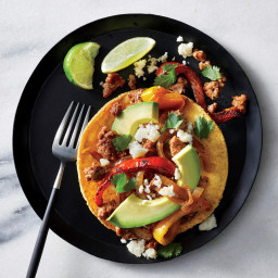 These Chorizo and Bell Pepper Tostadas Take Just 20 Minutes to Make