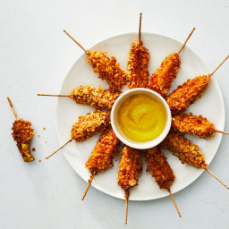 These Crunchy Air-Fried Corn Dog Bites Have Just 82 Calories