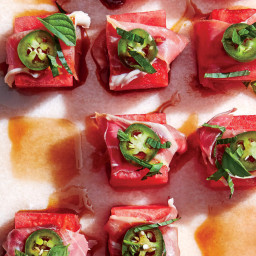 These Double-Serrano Watermelon Bites Are the Perfect Summer Appetizer