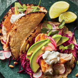 These Spiced Chicken Tacos With Lime-Cabbage Slaw Are Sneakily Probiotic