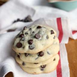 Thick and Cakey Chocolate Chip Cookies