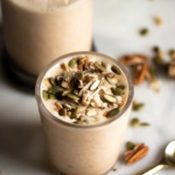 Thick and Creamy Maple Pumpkin Pecan Smoothie