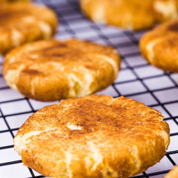 Thick and Soft Keto Snickerdoodle Cookies - Low Carb Gluten Free