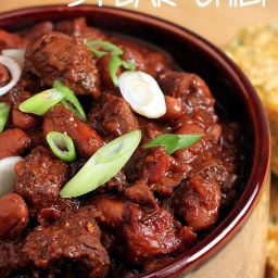 Thick & Hearty Steak Chili
