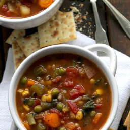 Thick + Hearty Vegetable Soup