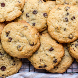 Thick, Soft, and Chewy Chocolate Chip Cookies