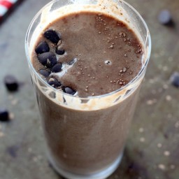 Thick and Creamy Chocolate Peanut Butter Breakfast Shake