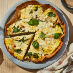 This Baked Zucchini, Feta & Egg Tortilla Will Get You Out of Your Break
