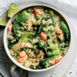 This Chicken, Shrimp, and Rice Stew Is Inspired by Classic Asian Congee