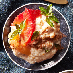 This Citrus-Topped Rice Pudding Is Comfort In a Bowl