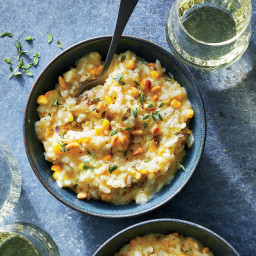 This Creamy Corn-Mushroom Risotto Is Ready to Serve in Just 30 Minutes