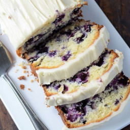 This Is The Best Homemade Blueberry Cream Cheese Pound Cake