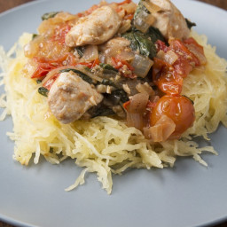 This Lemon Chicken and Spaghetti Squash Is the Light and Healthy Meal You N