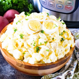 This quick and easy Instant Pot Potato Salad is incredible!