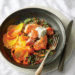 This Salmon and Quinoa Bowl Packs 22 Grams of Protein in Each Serving