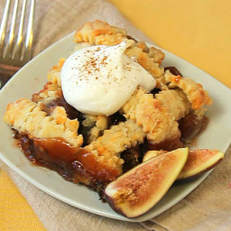 This Spiced Fig Cobbler is the Perfect Classic Holiday Dessert