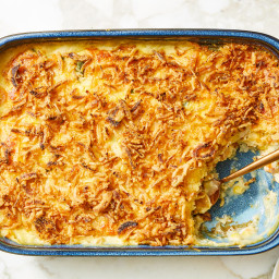 This TikTok-Famous Chicken Cobbler Casserole Is Topped with Cheesy Biscuits