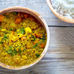 This vegetable dahl is the perfect winter warmer