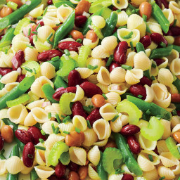 Three-Bean Pasta Salad Recipe