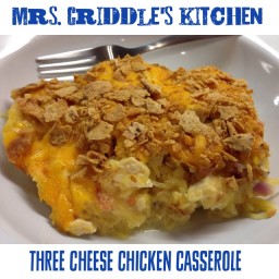 Three Cheese Chicken Casserole