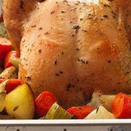 Thyme-Roasted Chicken with Vegetables