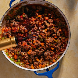 To Make Ground Beef Truly Great, Just Add Wine. A Lot of Wine.