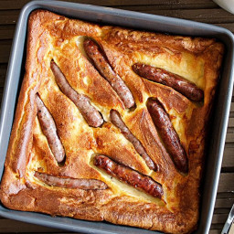 Toad in the Hole with Easy Onion Gravy