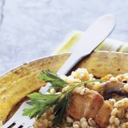 Toasted Barley and Chicken Pilaf