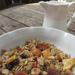 Toasted Honey Muesli with Coconut & Dried Pineapple